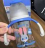 贝亲（Pigeon）迪士尼宽口径PPSU双把手彩绘奶瓶240mL M号 3月+ 萌警朱迪 AA272 实拍图
