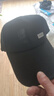 【热巴同款】加大棒球帽帽子男女大头围显脸小春夏字母百搭棒球帽 侧标-黑色 实拍图