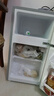 荣事达（Royalstar）小冰箱小型家用出租房双门一级能效宿舍冷藏冷冻两用节能电冰箱 42A126【一级能效】【三天不到1度电】银 实拍图