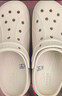 卡骆驰（CROCS）经典云朵洞洞鞋时尚百搭女鞋花园鞋沙滩鞋|206750 骨白色-2Y2(含智必星) 36 /37(230mm) 实拍图