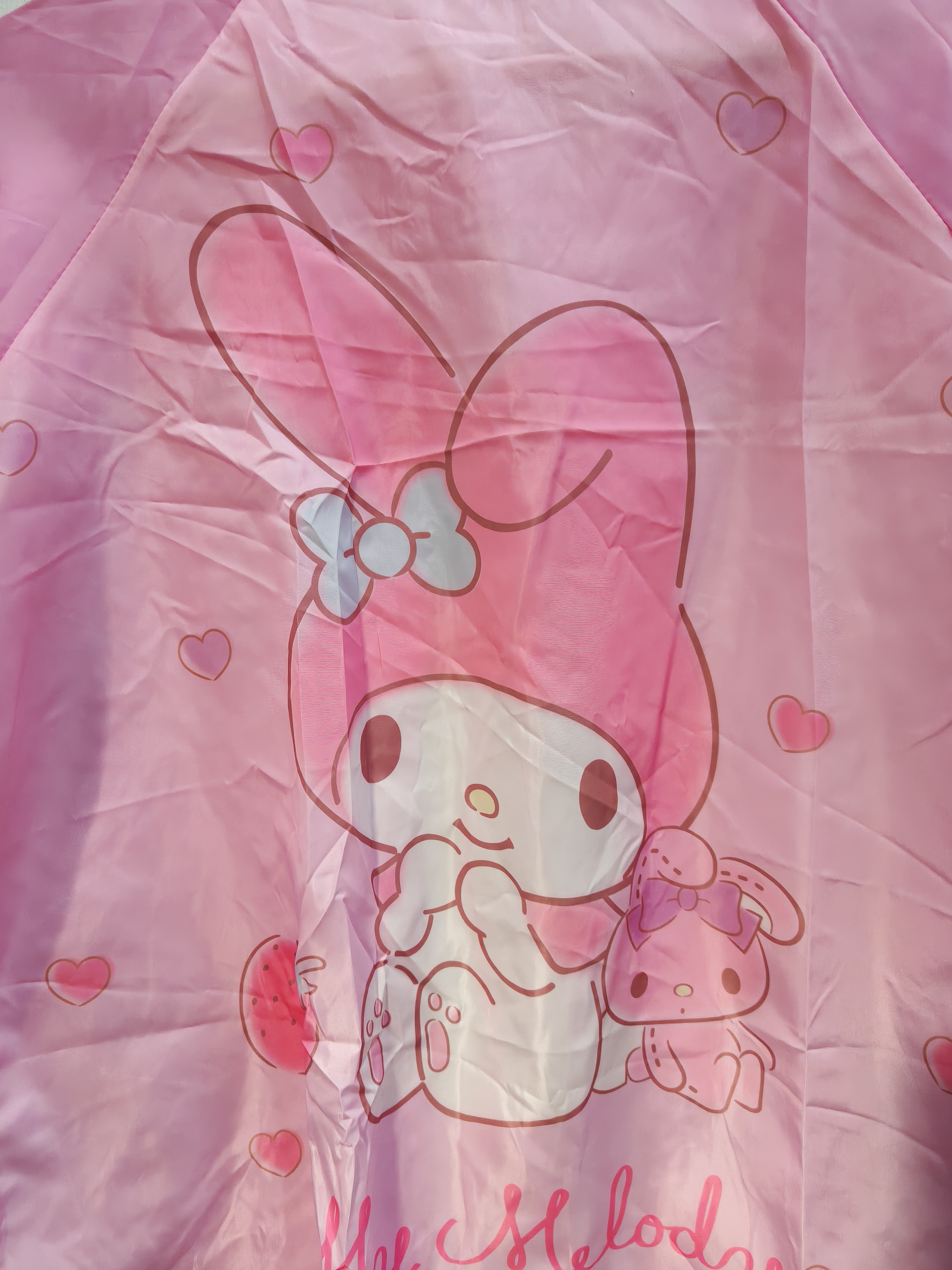 Hello Kitty儿童罩衣反穿衣宝宝吃饭围兜画画衣防水围裙饭兜 U4055粉色 L码  实拍图
