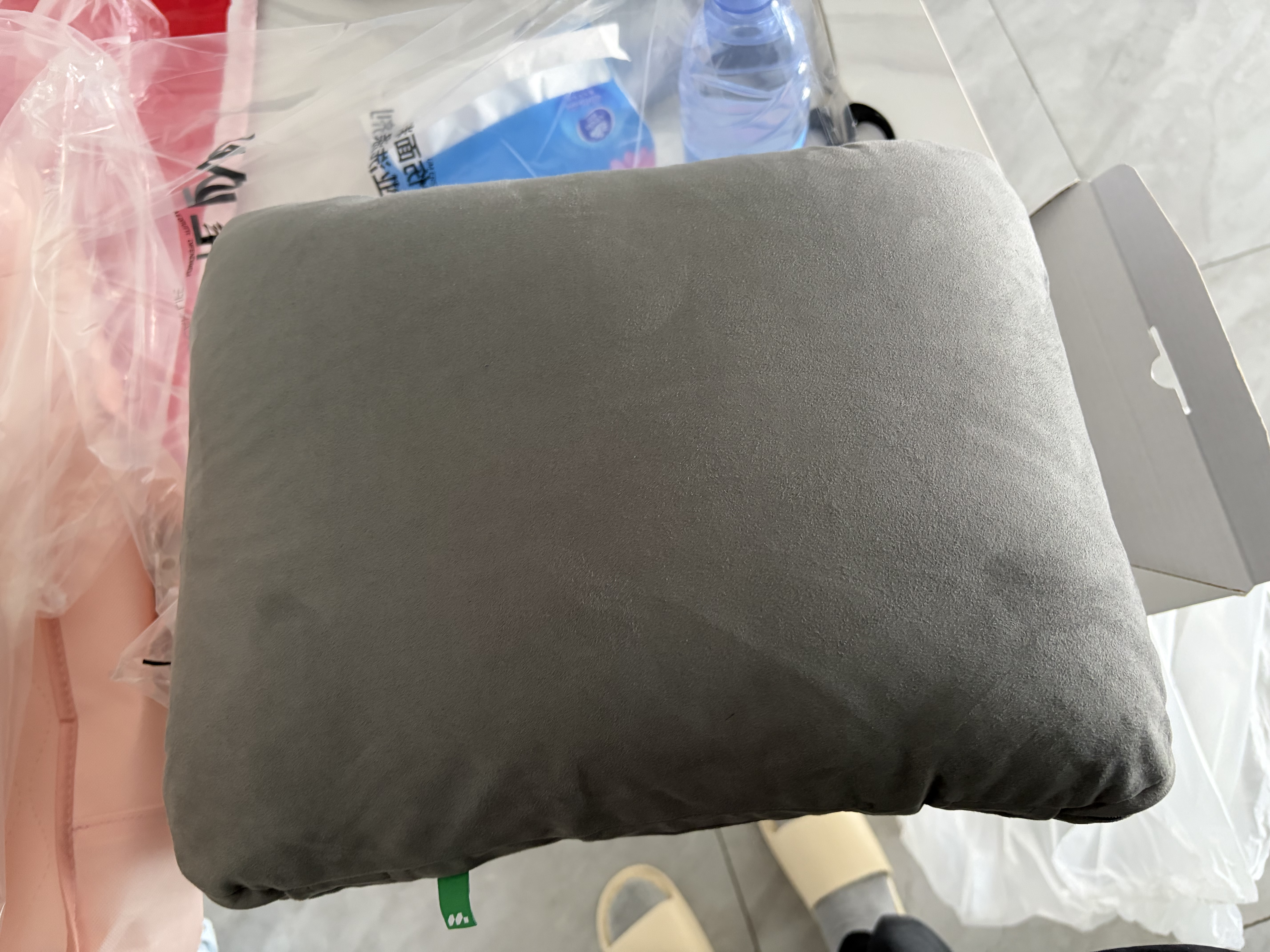 文丰车用靠枕毛毯两用多功能沙发办公室车内午睡空调被舒适抱枕航空被 实拍图