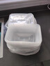 特美居（temeiju）一次性饭盒长方形透明塑料快餐盒加厚带盖打包盒餐具50套装650型 实拍图