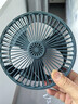 电风扇伸缩折叠小风扇宿舍家用静音充电型办公台式USB桌面宿舍大风力夏台面落地两用折叠电风扇 颜色随机 直插款无档位开关1个装 实拍图