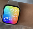 Apple/苹果 Watch S11 智能手表GPS款42毫米玫瑰金色铝金属表壳淡桃粉色运动型表带M/L MEUP4CH/B 实拍图