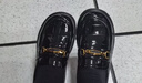 奥康（Aokang）女鞋厚底乐福鞋女款金属扣牛皮百搭单鞋职业通勤亮皮女士豆豆鞋LH 实拍图