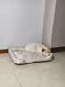 FAIRY PET狗窝防水四季通用牛津布猫窝春夏季狗垫子中大型犬狗床小狗狗窝 浅卡其 L（70*50*12cm）【建议20斤内】 实拍图