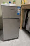 华宝小冰箱小型家用出租房用冷藏冷冻两用一级能效节能省电迷你宿舍寝室办公室二门电冰箱 【一级能效】86L银色【全国联保】 实拍图