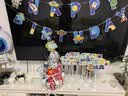 仕彩 儿童生日卡通举手牌宝宝周岁创意氛围拍照道具派对装饰品布置蓝 实拍图
