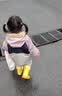 泰兰尼斯宝宝儿童雨鞋小孩水鞋男女童2-6岁舒适防水儿童雨靴 黄色25 实拍图