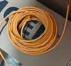 秋叶原（CHOSEAL）超六类双屏蔽网线 CAT6A类万兆抗干扰降衰减纯铜 工程家装网络线 橙 305米 QS2669CT305 实拍图