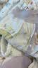 童泰（TONGTAI）婴儿连体衣秋冬季纯棉保暖宝宝衣服新生儿哈衣爬服睡衣黄色80cm 实拍图