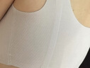 英氏（YEEHOO）英氏【天丝固定杯】背心式哺乳内衣孕产妇前开扣大码文胸紫色XL 实拍图