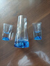 拜杰蓝色冰山水晶白酒杯中式家用带刻度分酒器小酒杯烈酒杯1壶2杯 实拍图