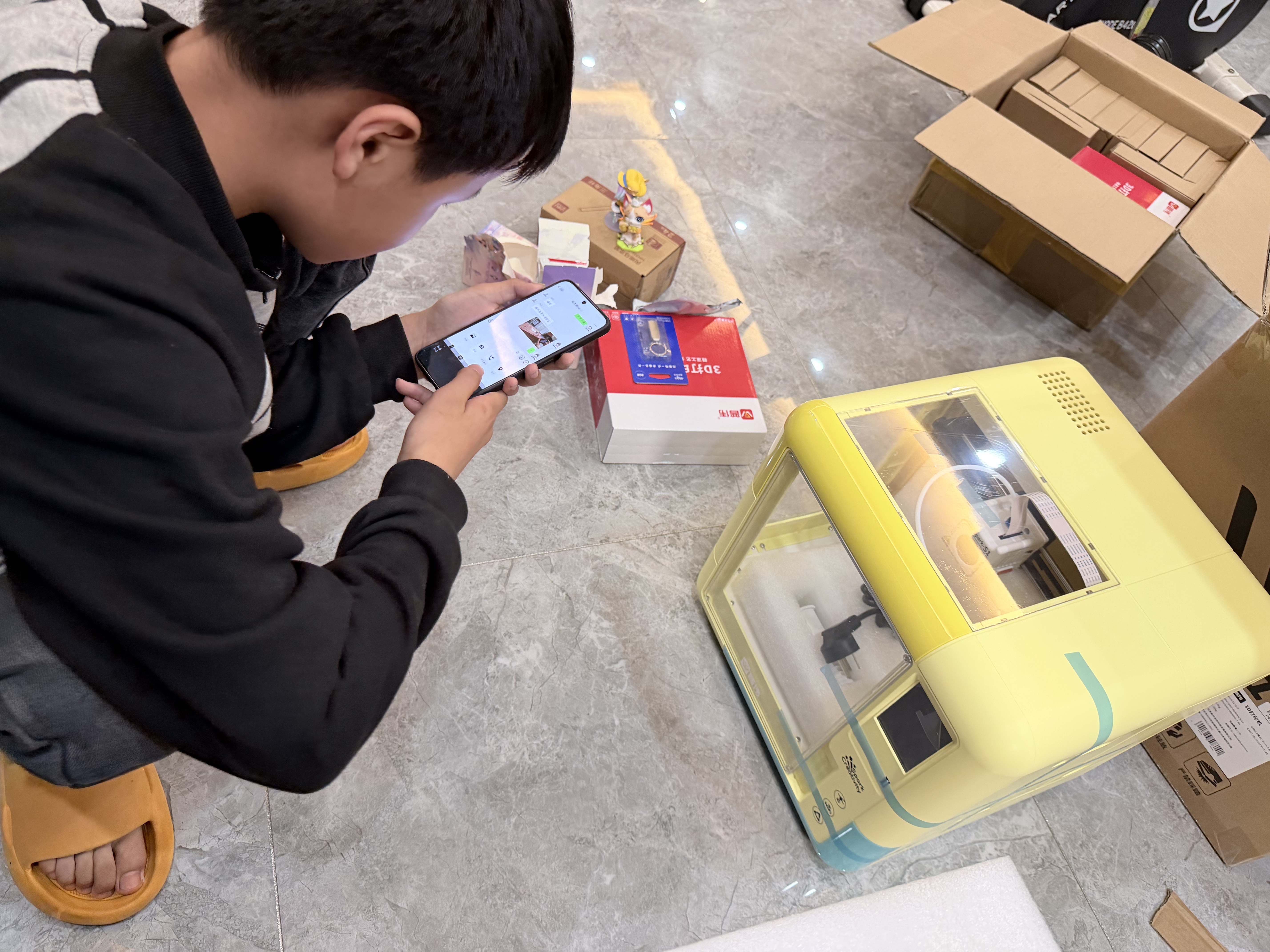 普伟儿童3d打印机家用小型桌面级学生三D打印机  开箱即用0门槛  生日礼物 AI造玩具环保安全 套餐五：亲子时光套餐 实拍图