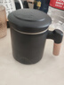 京东京造茶杯便携式黑陶茶泡茶壶茶杯功夫茶具办公杯随身茶壶容量400ml 实拍图