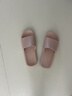 京东京造【抗菌皮纹拖】eva软弹拖鞋居家室内防滑浴室外穿凉拖女粉色37-38 实拍图