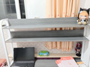 尋巧（SPERMEK）电脑桌书桌书柜组合家用台式卧室学生学习写字桌简约办公桌子 【升级三抽】120CM欧莱文灰色 实拍图