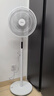美的（Midea）【飓风节能】七叶柔风立式电风扇/家用轻音落地扇/台式小型风扇/大风力遥控定时摇头风扇 SAH35BSJ 实拍图