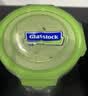 GLASSLOCK韩国进口耐热钢化玻璃饭盒冰箱冷冻微波炉大容量保鲜盒 圆形绿色2050ml 实拍图