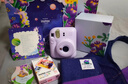 INSTAX富士instax立拍立得 一次成像相机 mini12精美礼盒 鸢尾骑士 含10张fafa花边相纸 实拍图