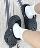 卡骆驰（CROCS）贝雅洞洞鞋男鞋女鞋轻便耐磨一脚蹬拖鞋休闲鞋百搭花园鞋|10126 黑色-001 45 (290mm) 实拍图
