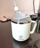 长者优品 老人护理杯喂食器孕妇卧床病人喝水防呛保温杯多功能吸管杯 白色 实拍图
