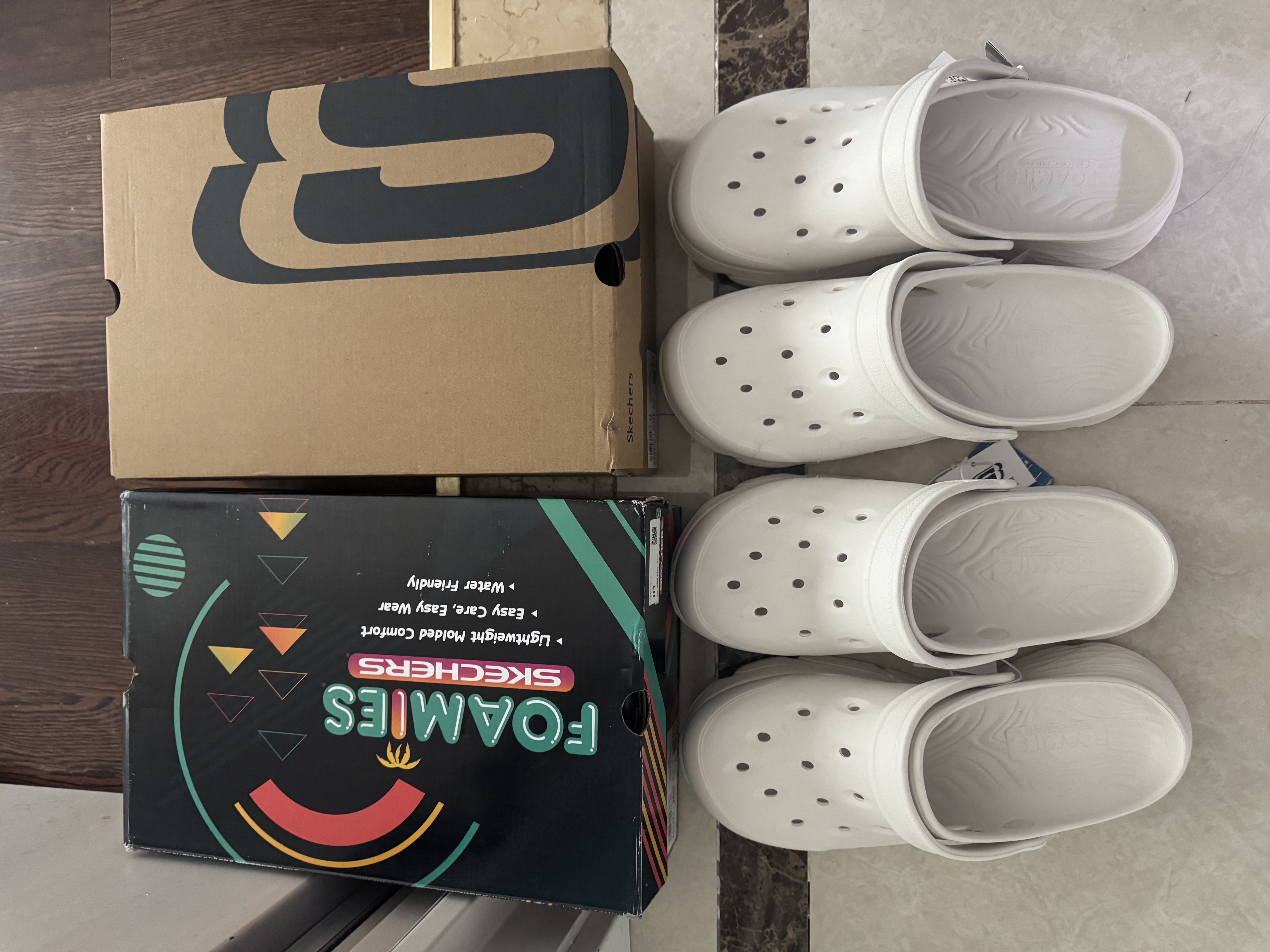 斯凯奇（Skechers）海豚泡泡鞋男士夏季洞洞鞋透气凉拖鞋沙滩鞋溯溪鞋 实拍图