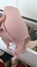 美德乐（Medela）7D线雕承托无痕哺乳文胸孕期防外扩孕妇喂奶内衣聚拢防下垂胸罩 柔雾粉（国标A类） XL码【40-44码建议】 实拍图