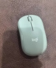 罗技（Logitech）M221 轻音鼠标 无线鼠标 办公鼠标 对称鼠标 带无线微型接收器 薄荷绿 实拍图