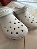 卡骆驰（CROCS）檀健次同款经典洞洞鞋轻便百搭女沙滩鞋包头拖鞋男鞋|10001 骨白色-2Y2(含智必星) 37 /38(230mm) 实拍图