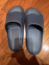 朴西香蕉船凉拖鞋女士浴室不易滑居家室内四季情侣拖鞋男 深灰 42-43 实拍图