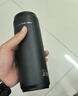 希诺保温杯男大容量不锈钢水杯办公车载便携茶杯子XN-5718黑色 500mL 实拍图