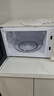 美的（Midea）小滋味系列微波炉变频家用小型奶油风百搭复古转盘式一级能效低频轻音20L预制菜加热（M2H1） 实拍图
