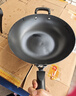 炊大皇炒锅铁锅传世无涂层铸铁炒菜锅32cm电磁炉燃气灶通用锅具C32D2 实拍图