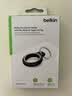 贝尔金（BELKIN）适用AirTag/AirTag2钥匙扣 苹果防丢器保护 追踪器硅胶耐脏防摔壳带反光圈示廓圈 MSC003黑色 实拍图