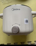 美的（Midea）电煮锅 泡面火锅宿舍小电锅 电蒸锅 多功能家用电热锅 2.6L蒸煮一体 小型2-3人用 配带蒸笼XZE2076 实拍图