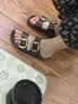 BIRKENSTOCK勃肯德国进口大扣女款牛皮革漆皮亮面Arizona双扣拖鞋 黑色窄版1021476 37 晒单实拍图