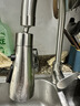 四季沐歌厨房水龙头系列304不锈钢万向360°旋转双水花冷热洗菜盆龙头 实拍图