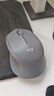 罗技（Logitech）M330 轻音鼠标 无线鼠标 办公鼠标 右手鼠标 带无线微型接收器 灰色 实拍图