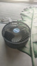 电风扇伸缩折叠小风扇宿舍家用静音充电型办公台式USB桌面宿舍大风力夏台面落地两用折叠电风扇 直插款 颜色随机 无档位开关1个装 实拍图