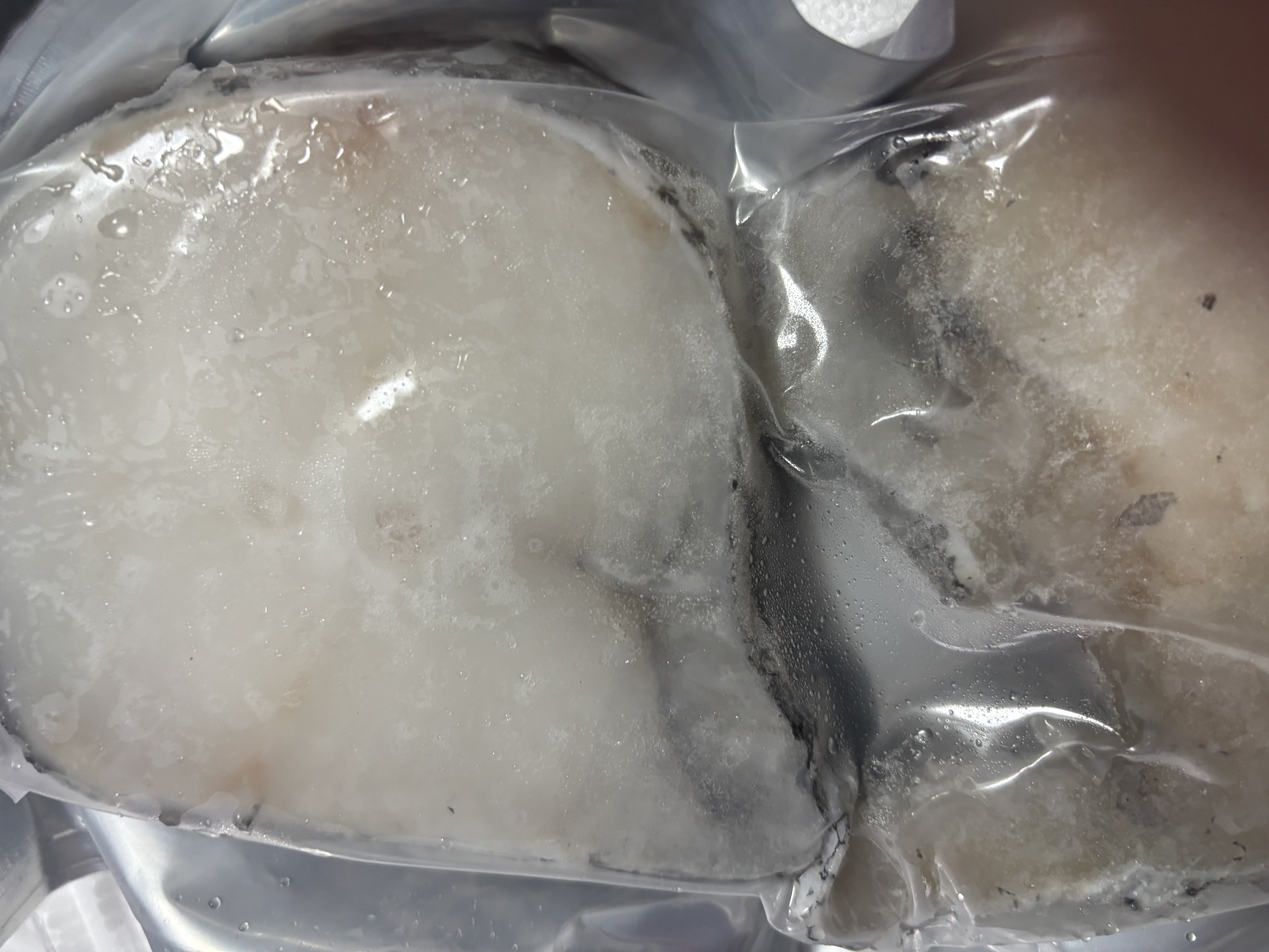 鼠大皇俄罗斯深海鳕鱼块中段新鲜冷冻鳕鱼片雪鱼肉鳕鱼排水鳕鱼海鲜鱼类 原切中段 400g 实拍图