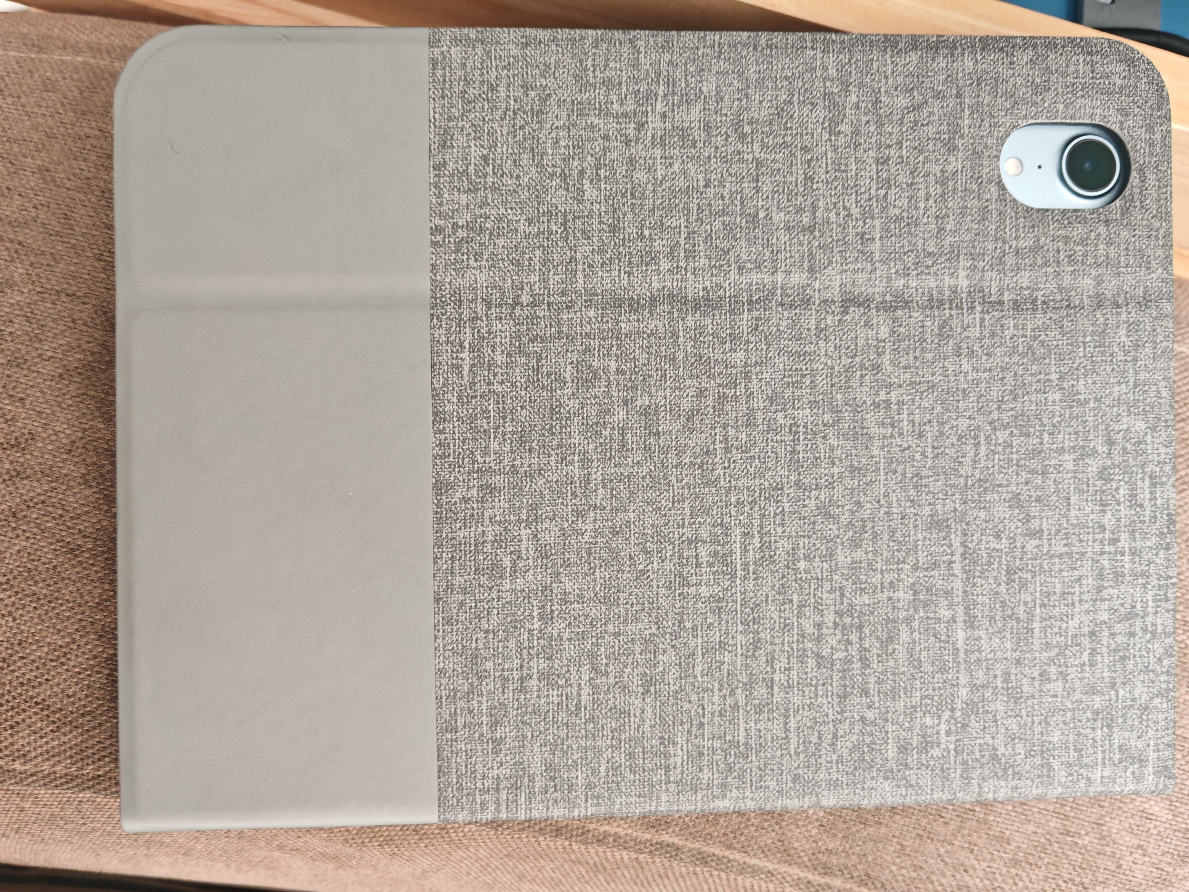 奶小鸭（NEYAA）适用ipad mini7保护壳2024新款 mini7/6保护套8.3英寸苹果平板电脑带笔槽全包超薄防摔皮套 灰色 实拍图