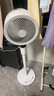 艾美特（AIRMATE）【天鹅MAX】空气循环扇直流变频家用大风力电风扇卧室轻音一级能效负离子净化语音落地扇 SRDI151 实拍图