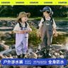 甜甜仔儿童涉水服连体赶海玩水玩沙捉鱼男女童下水裤幼儿园小学生防水服 实拍图