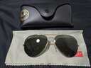 雷朋（RayBan）经典飞行员系列太阳镜开车骑行墨镜男女户外眼镜0RB3025礼物 001/58金色镜框绿色偏光镜片 尺寸62 实拍图