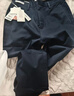 九牧王旗舰店官方正品男裤商务休闲裤男2026夏季新款冰丝裤宽松直筒裤子 【春夏款】合体版+藏青+TP1FZ20343 33 .5码175/84A(2.55)尺85cm 实拍图