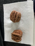 彩荷赌青皮核桃三棱野生文玩手把件四座楼狮子头（不保三棱） 带皮44-46mm随机4个送开皮工具 实拍图