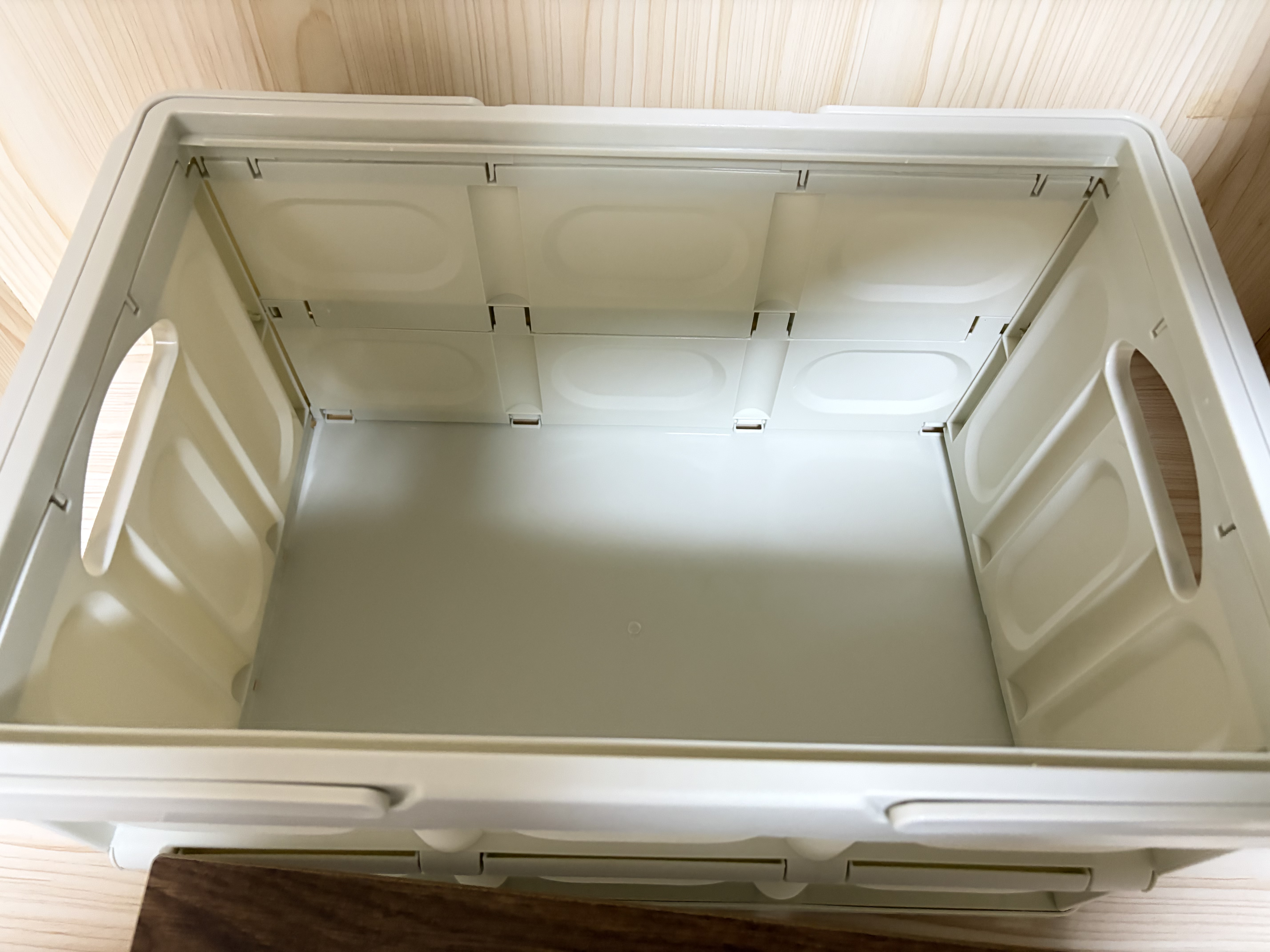 京东京造 手提户外收纳箱 车载露营可折叠便携整理箱储物箱30L 实拍图