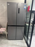 美的（Midea）480升十字四开门冰箱双变频一级能效风冷无霜双开对开门电冰箱超薄家用大容量以旧换新国家补贴 BCD-480WSPZM(E) 实拍图